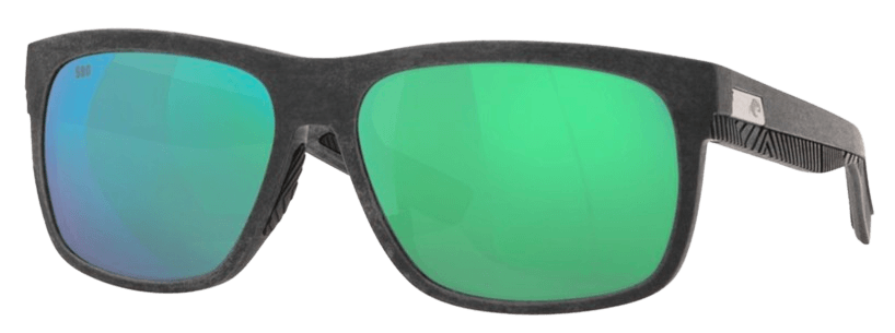 Matte Black Green Mirror