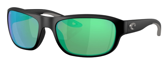 Matte Black Green Mirror