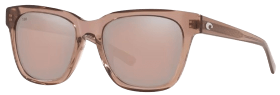 Shiny taupe crystal copper silver mirror