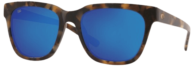 Shiny Vintage Tortoise Blue Mirror
