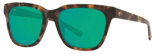 Shiny Vintage Tortoise Green Mirror