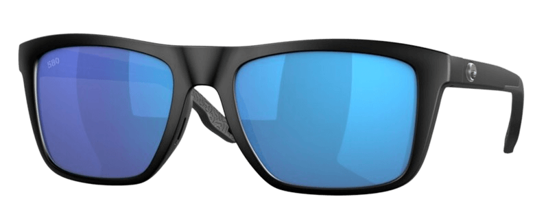 Matte Black Blue Mirror